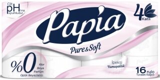 Papia Pure&Soft Tuvalet Kağıdı 16 Rulo Tuvalet Kağıdı kullananlar yorumlar